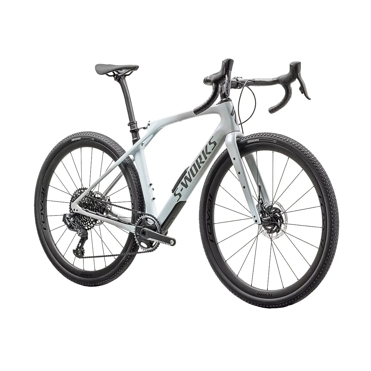 SPECIALIZED DIVERGE STR SWORKS Gravel Bike - DOVE GREY EYRIS PEARL / MORNING MIST / EYRIS PEARL / SMOKE