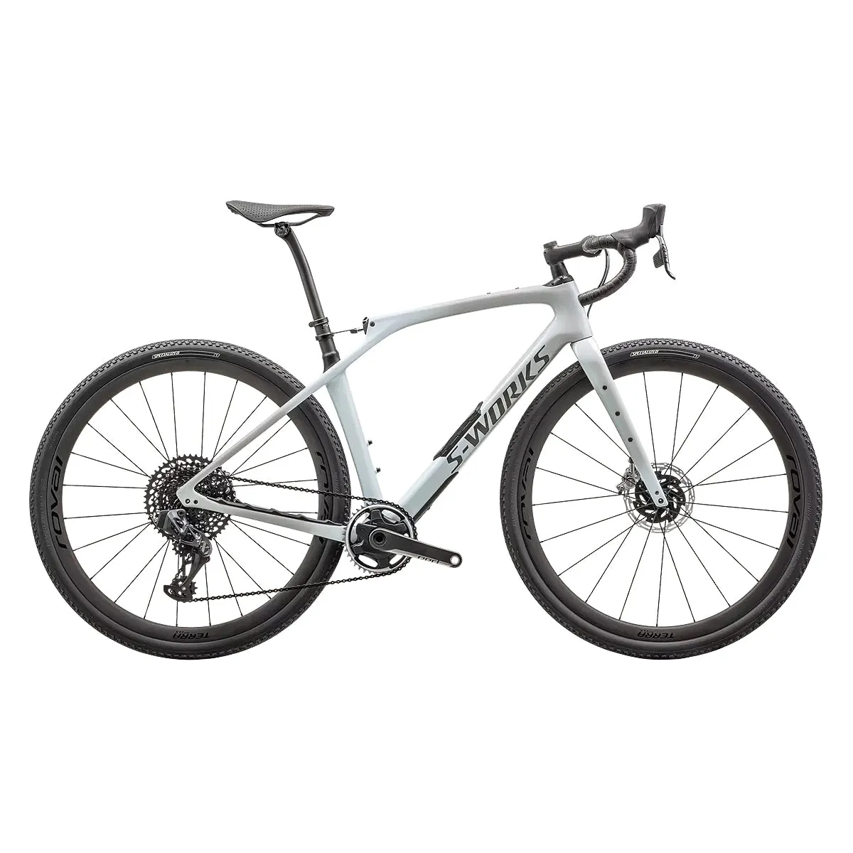 SPECIALIZED DIVERGE STR SWORKS Gravel Bike - DOVE GREY EYRIS PEARL / MORNING MIST / EYRIS PEARL / SMOKE