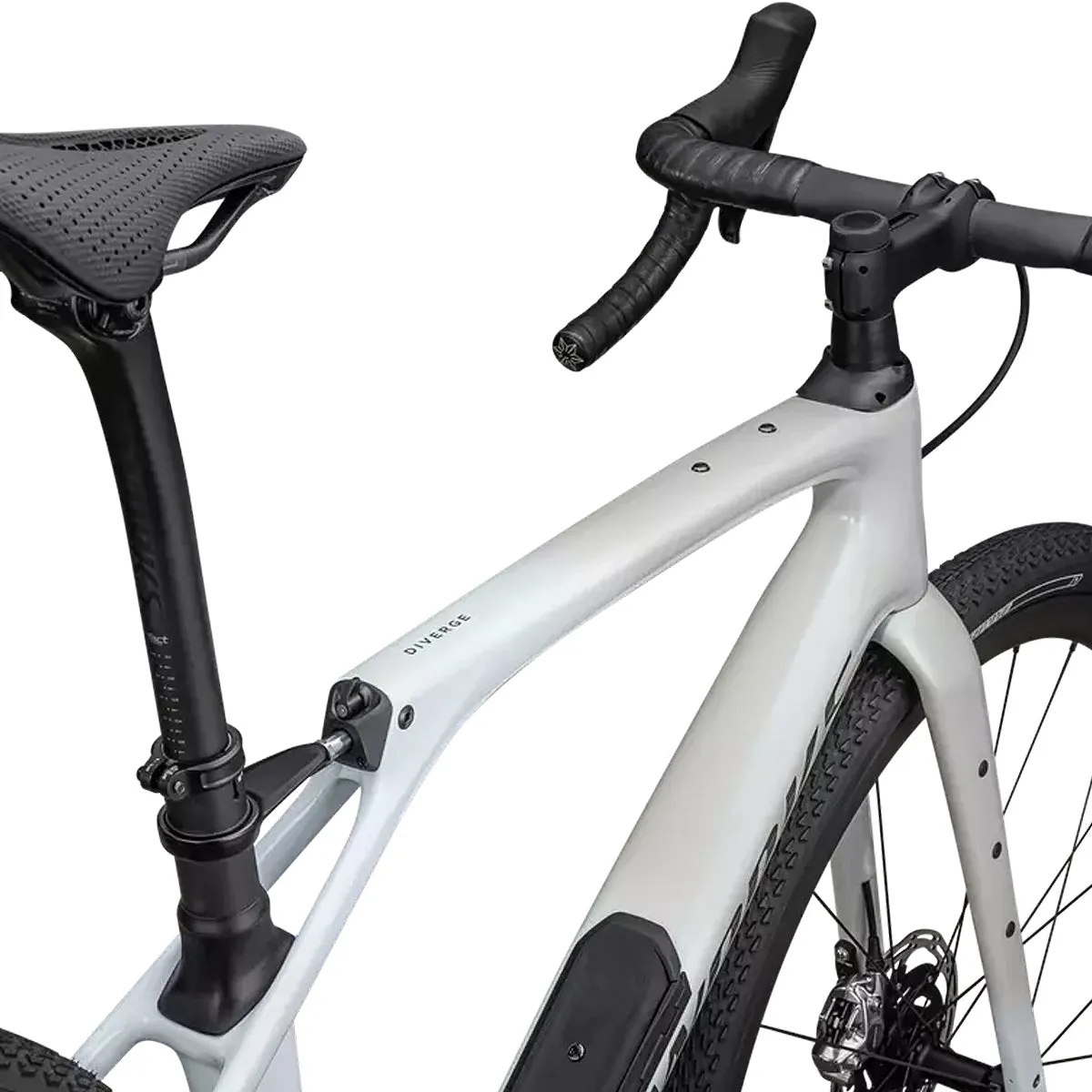SPECIALIZED DIVERGE STR SWORKS Gravel Bike - DOVE GREY EYRIS PEARL / MORNING MIST / EYRIS PEARL / SMOKE