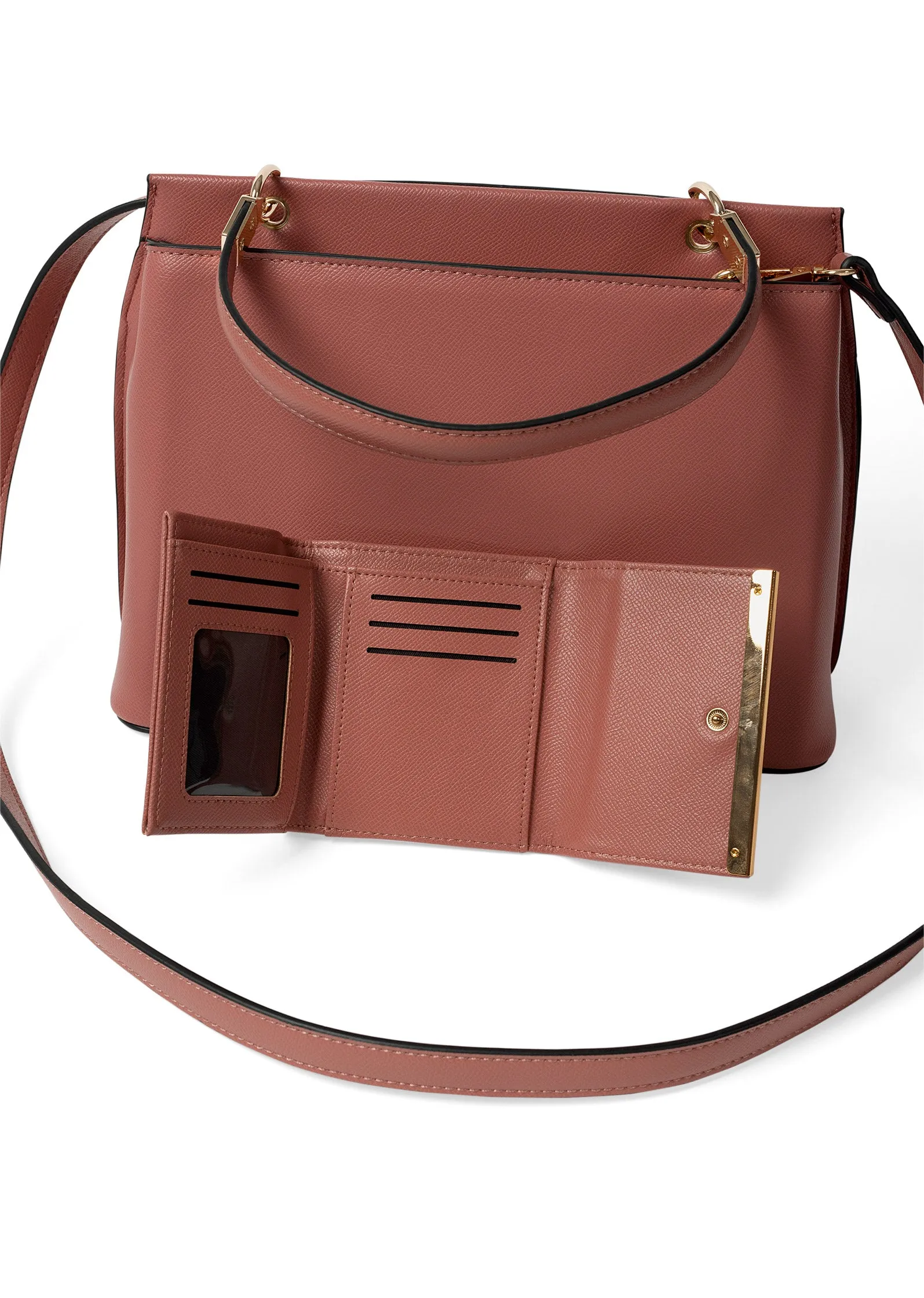 Structured Everyday Handbag - Coral