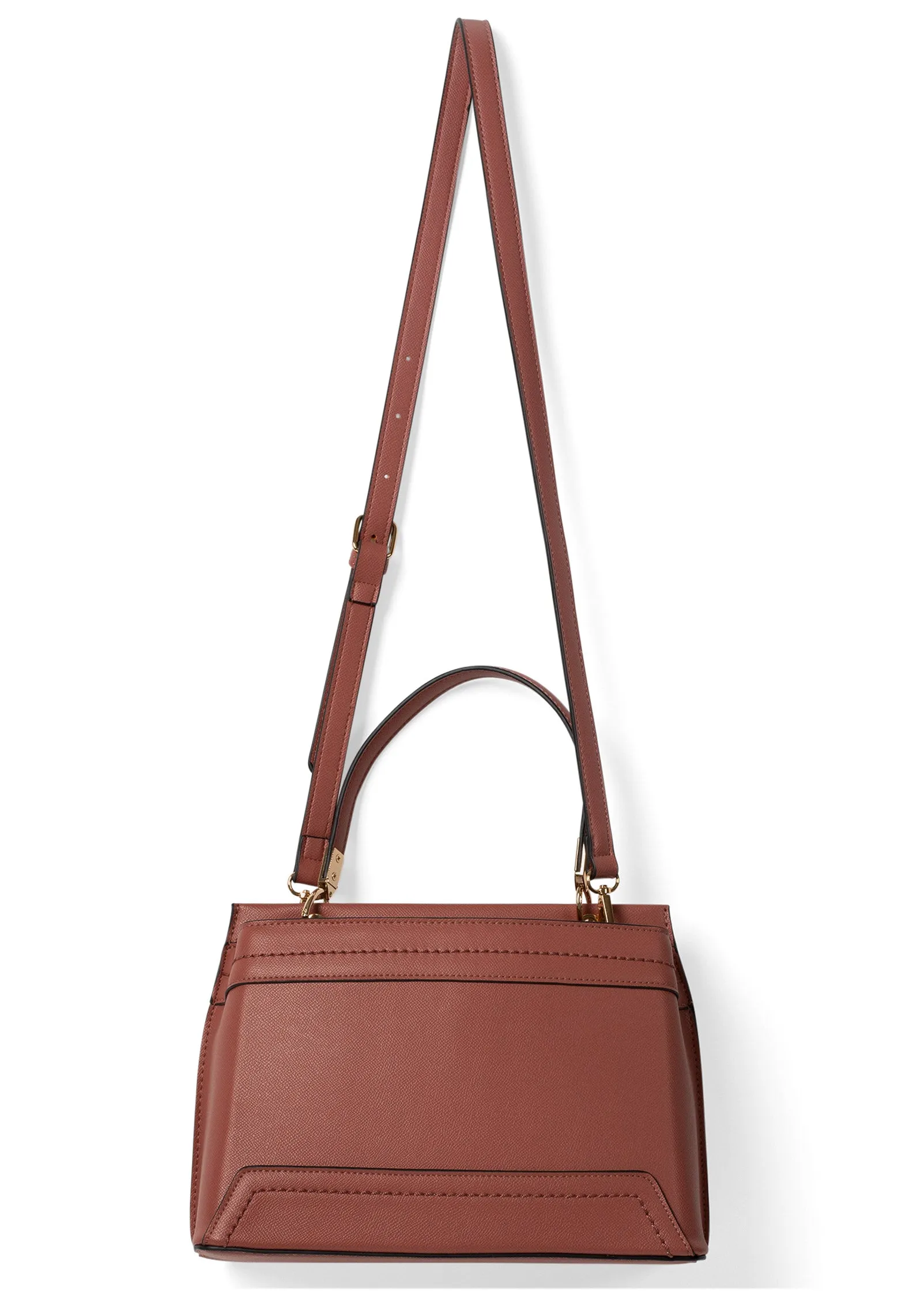 Structured Everyday Handbag - Coral
