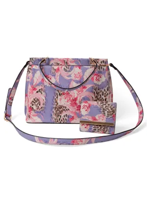 Structured Everyday Handbag - Purple Multi