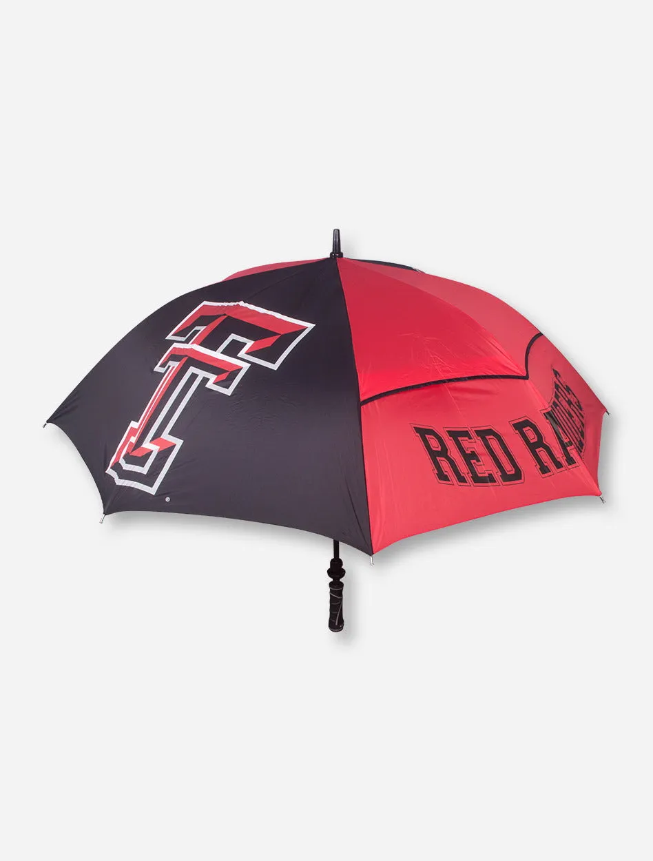 Texas Tech 62" Hybrid Black Umbrella