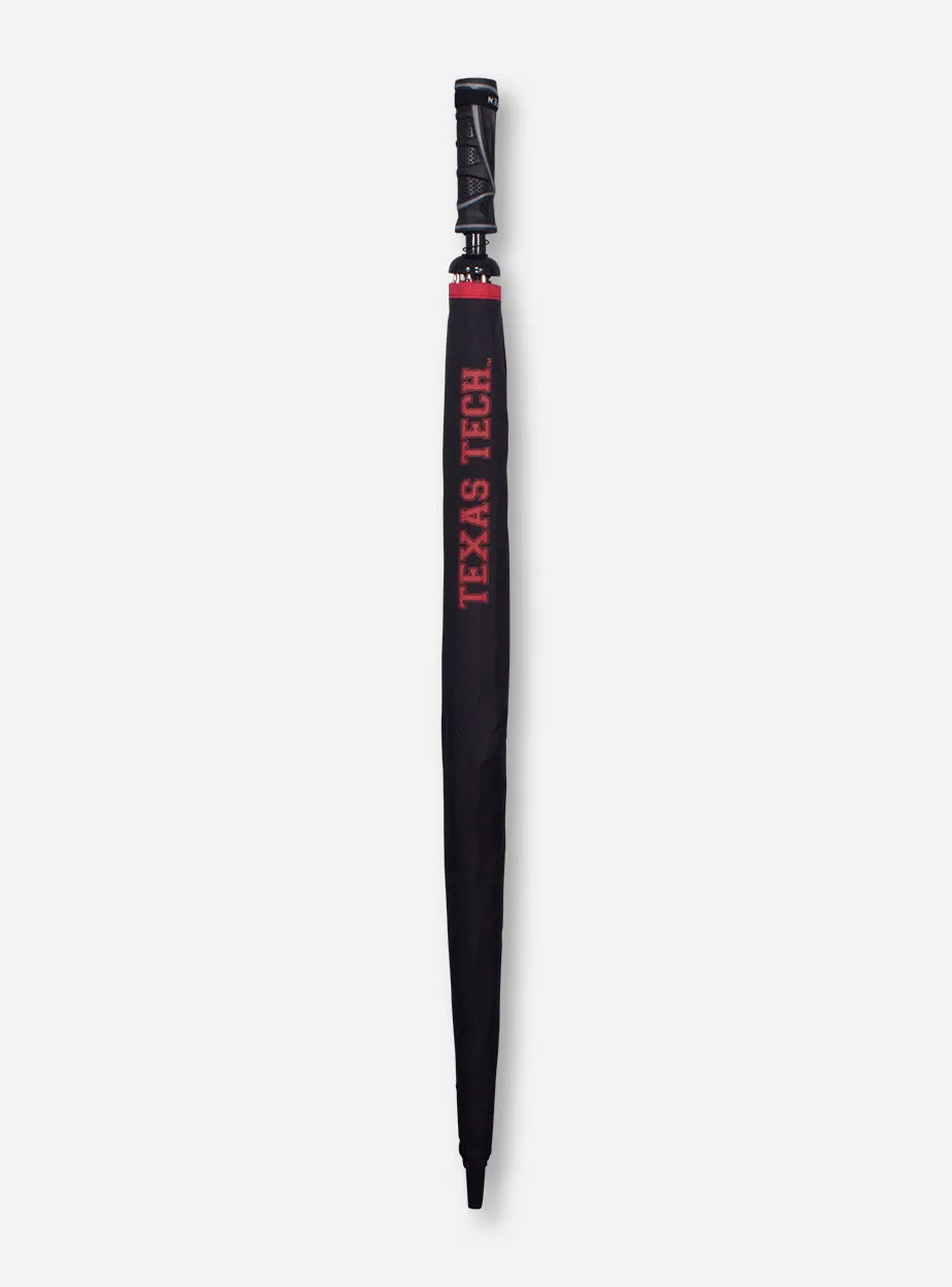 Texas Tech 62" Hybrid Black Umbrella