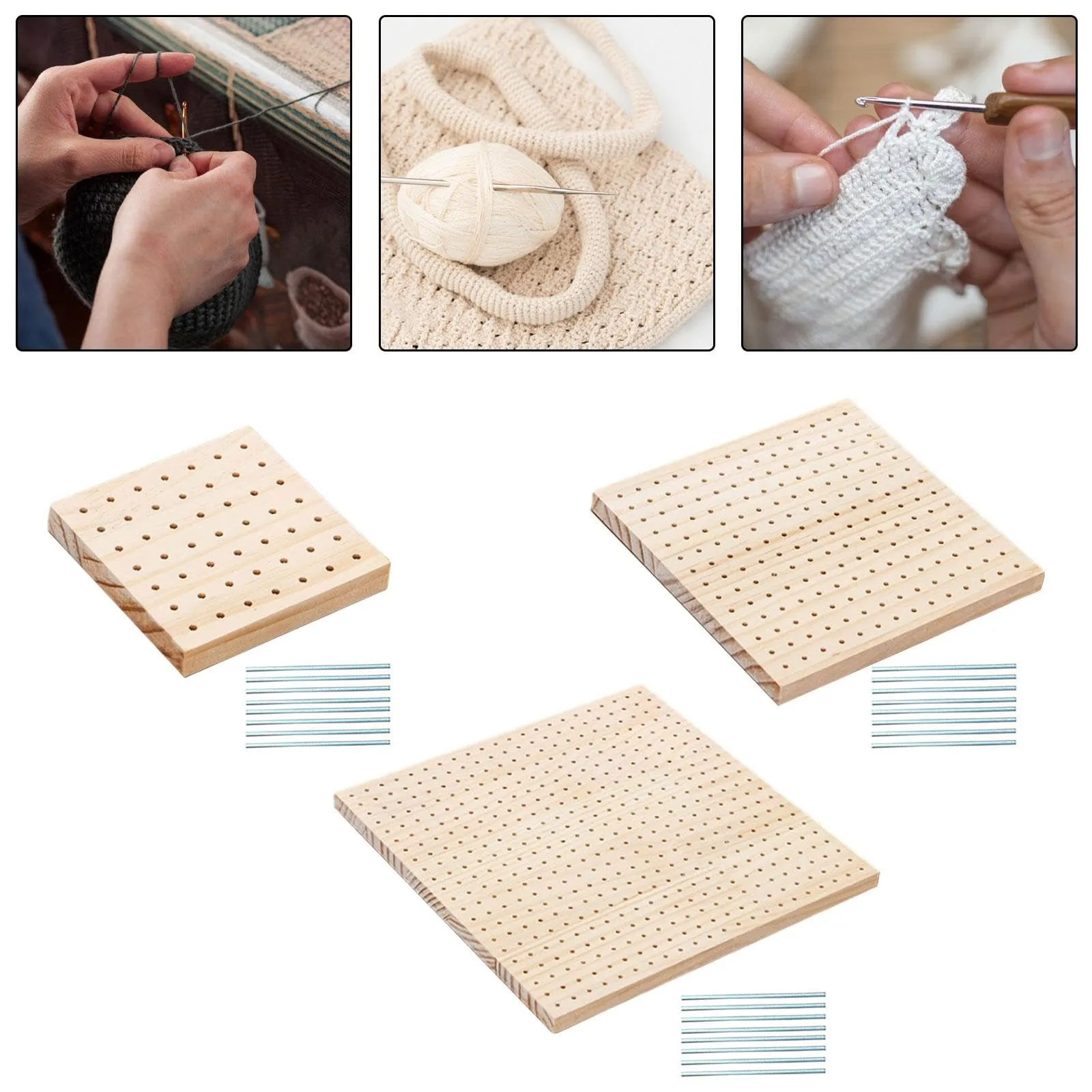 THE STYLE SUTRA® Crochet Blocking Board Gifts Blocking Mats for Granny Squares DIY Crocheting 10cmx10cm| Needlecrafts & Yarn | Crocheting & Knitting | Other Crocheting & Knitting