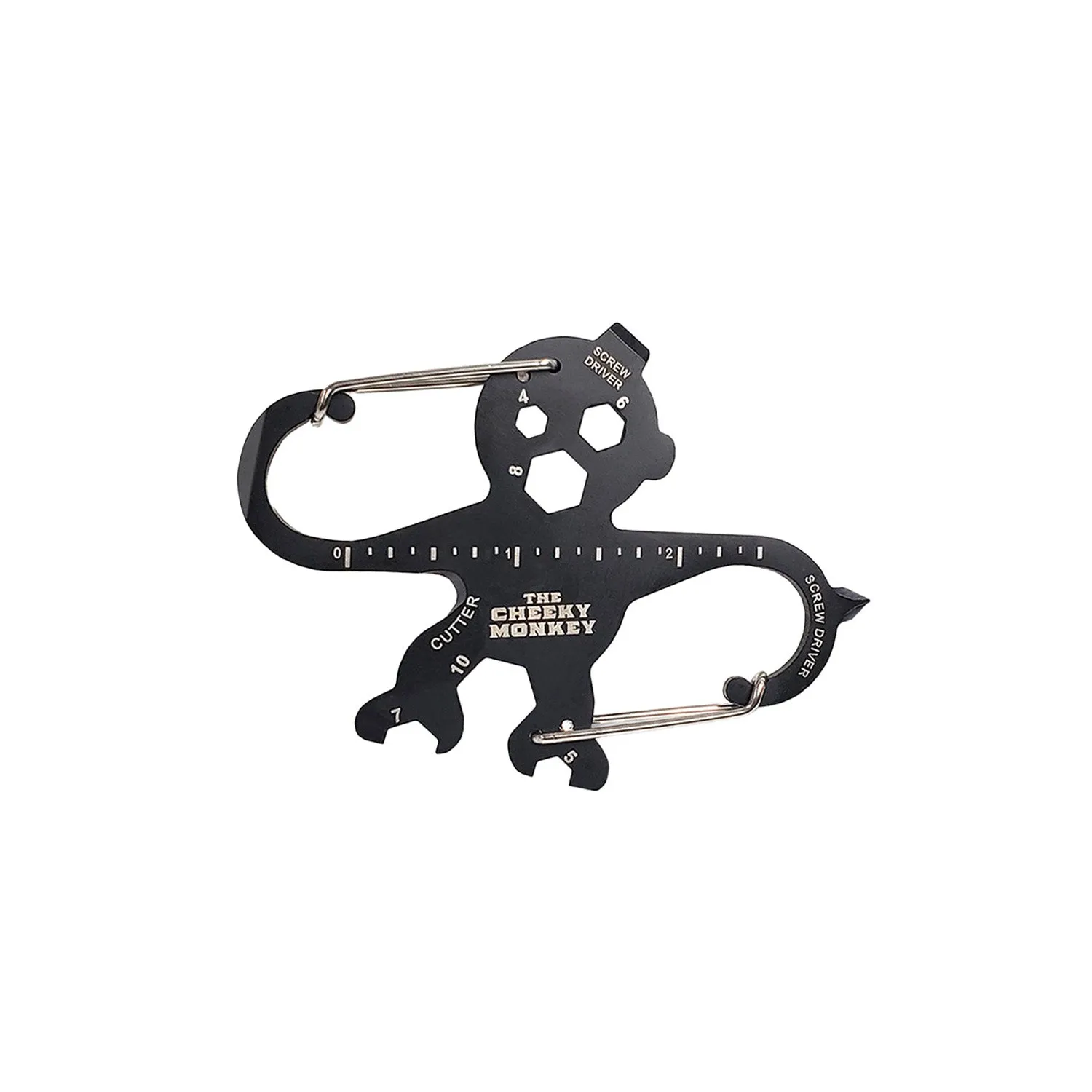 Trixie & Milo The Cheeky Monkey Carabiner & Multi-Tool