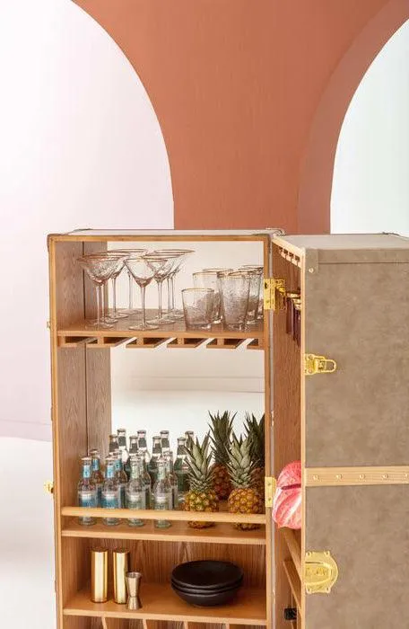 West Coast Mobile Bar Cabinet