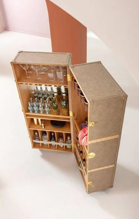 West Coast Mobile Bar Cabinet