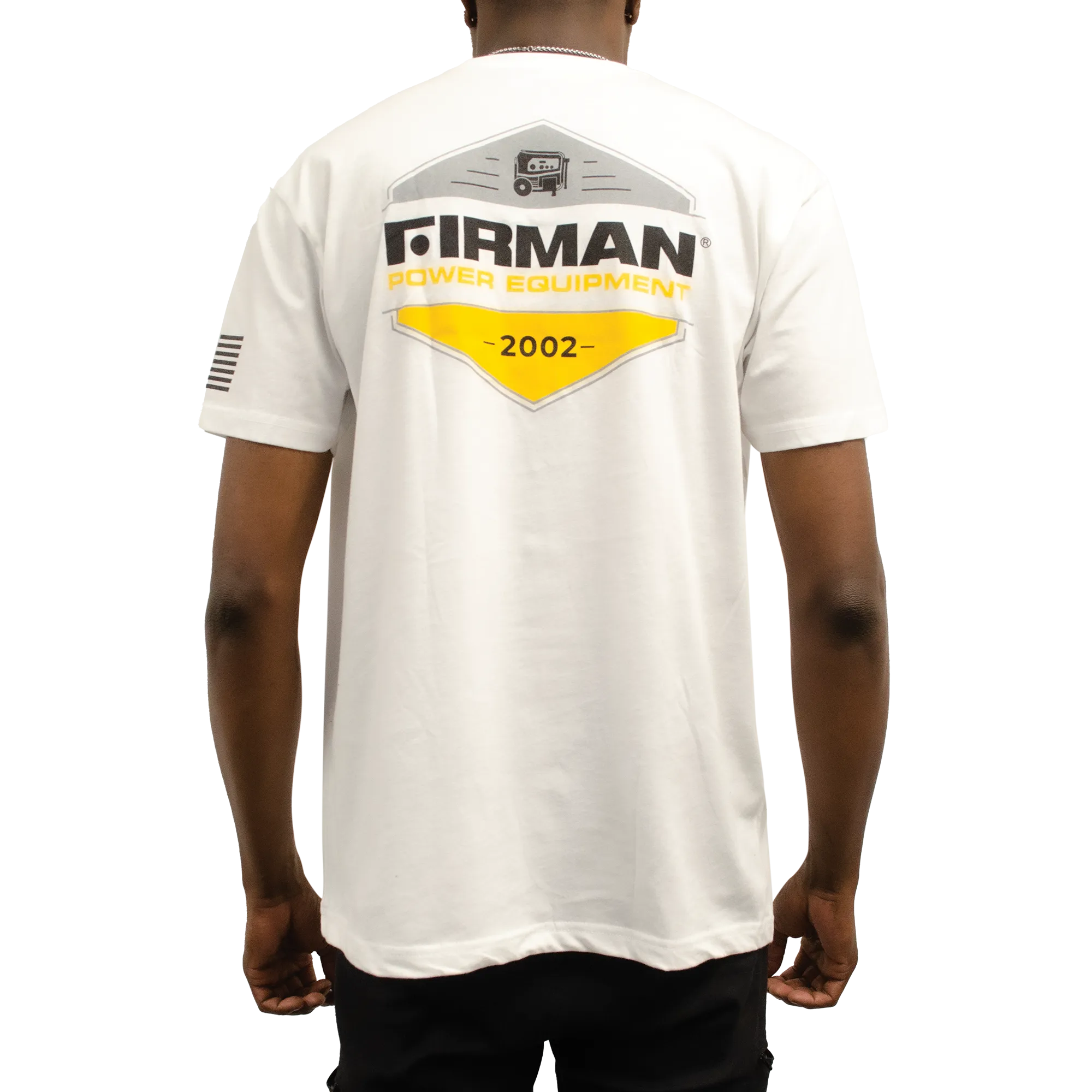White FIRMAN Badge Shirt