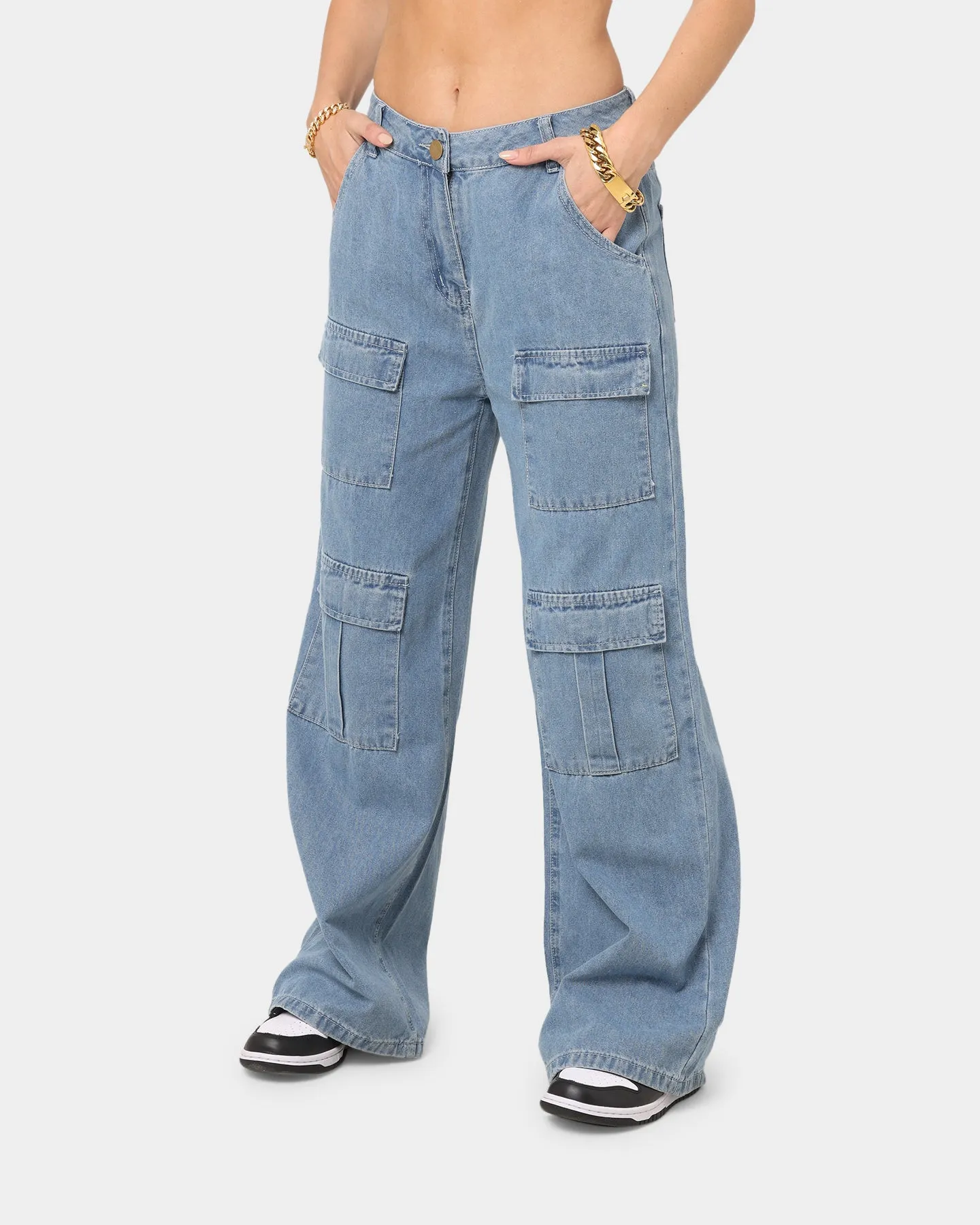 XXIII Women's Sena Wide Leg Jeans Blue
